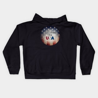 God Bless The USA Kids Hoodie